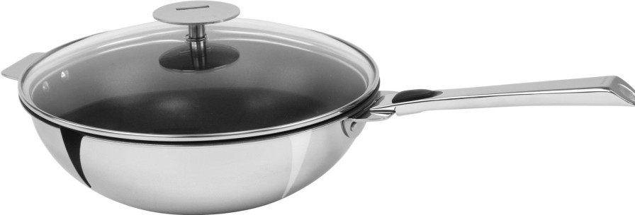 New CRISTEL Wok Inox-Anti-Adhesif Exceliss