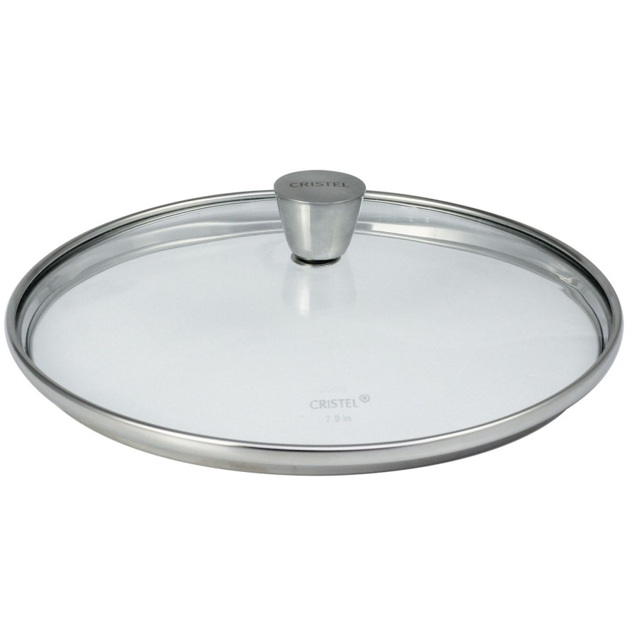 Clearance CRISTEL Couvercle En Verre Bombe Bouton Inox