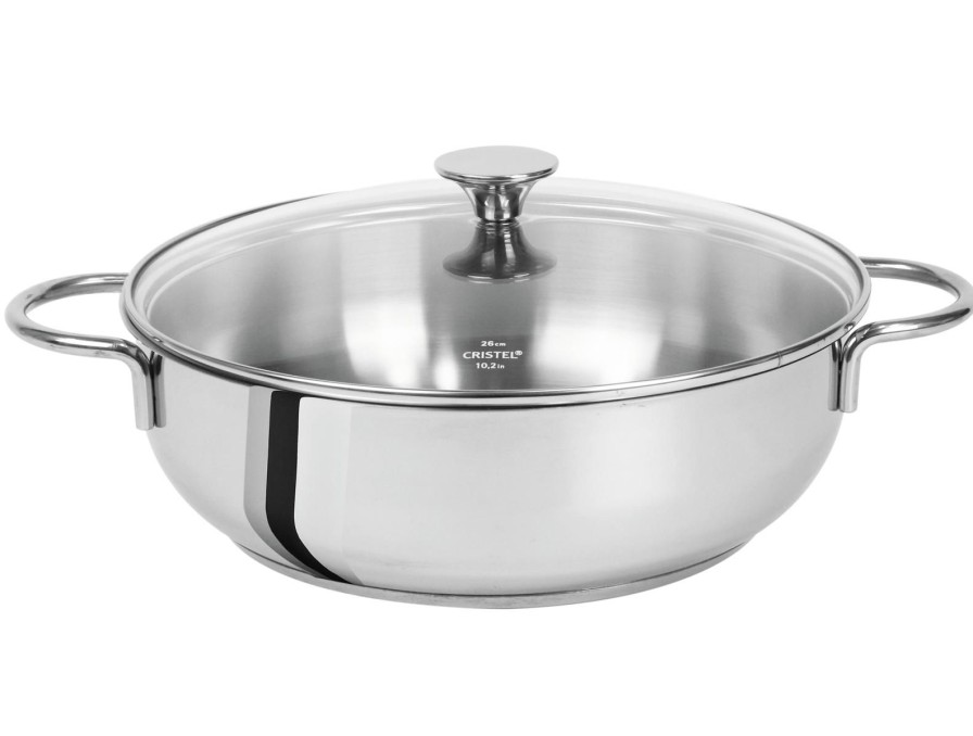 Clearance CRISTEL Sauteuse Inox Deux Anses