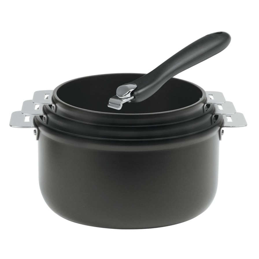 Online CRISTEL Serie De 3 Casseroles Cookway + 1 Poignee Amovible